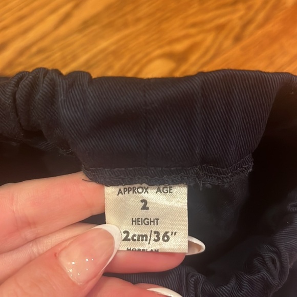 Saks Fifth Avenue Girl’s Plaid Top Navy Shorts Set Size 2 - Picture 10 of 10